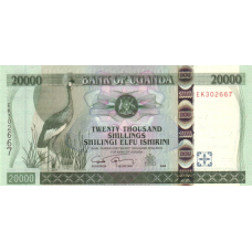 P46d Uganda - 20.000 Shillings Year 2009